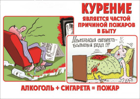 Курение является причиной пожаров в быту! Курение является причиной пожаров в быту!.